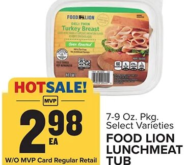 Food Lion Lunchmeat at Food Lion