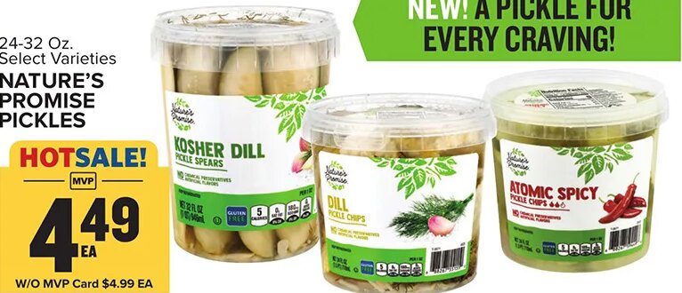 NATURE'S PROMISE PICKLES