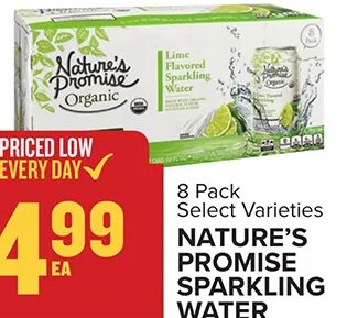 NATURE'S PROMISE SPARKLING WATER