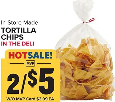 In-Store Made Tortilla Chips at Food Lion