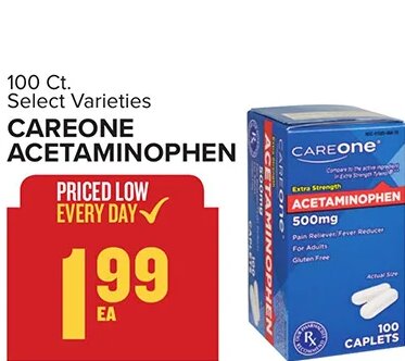 CAREONE ACETAMINOPHEN