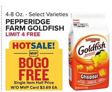 Pepperidge Farm Goldfish at Food Lion
