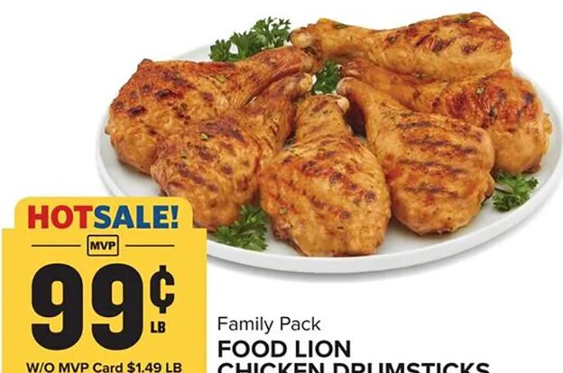 Food Lion Chicken Drumsticks at Food Lion