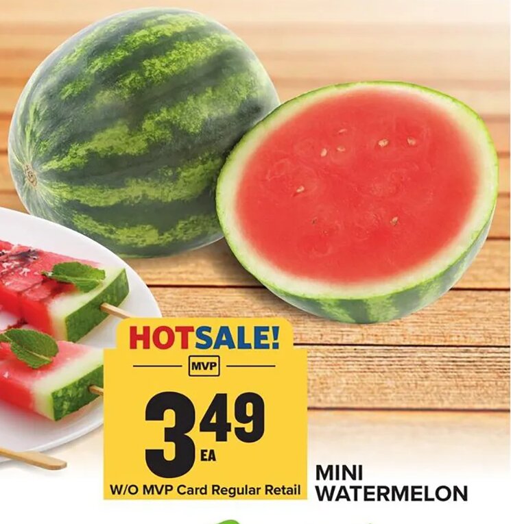 Mini Watermelon at Food Lion