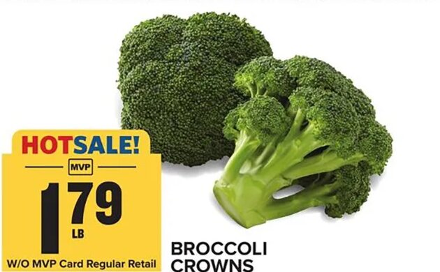 BROCCOLI CROWNS
