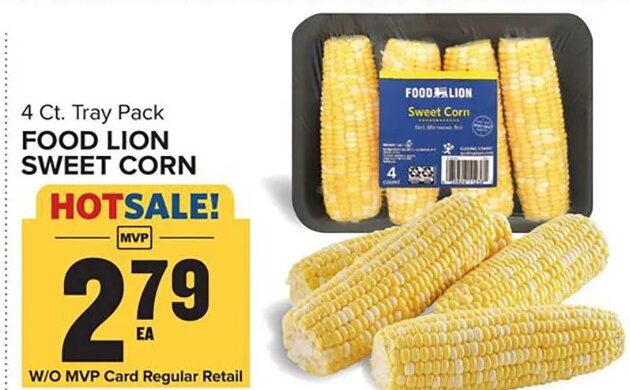 Food Lion Sweet Corn at Food Lion