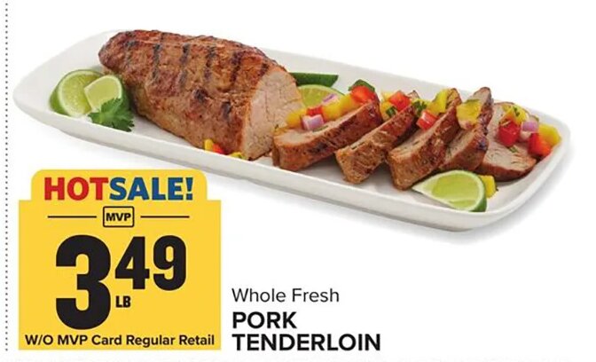 WHOLE FRESH PORK TENDERLOIN