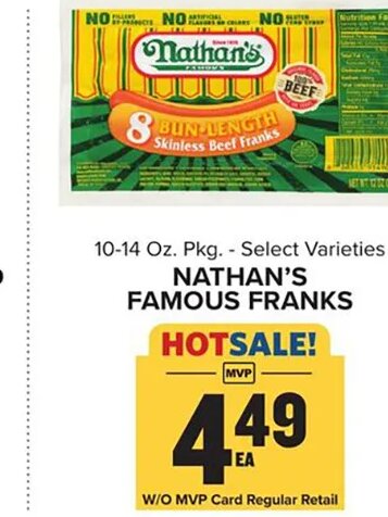 Nathan's Famous Franks at Food Lion