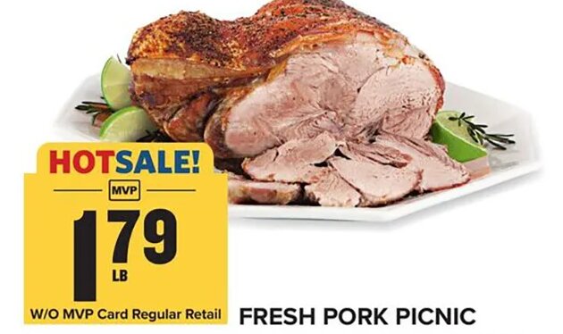 Fresh Pork Picnic at Food Lion