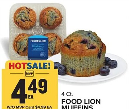 FOOD LION MUFFINS