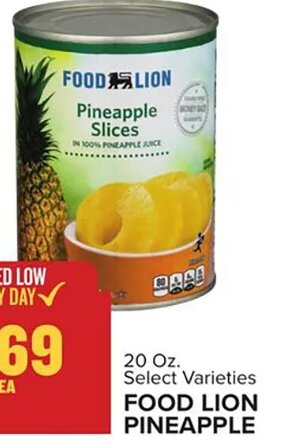 FOOD LION PINEAPPLE