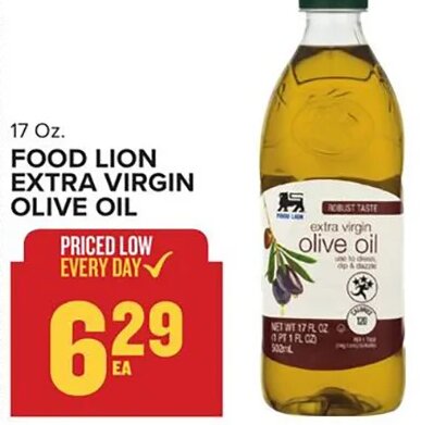 Food Lion Extra Virgin Olive Oil at Food Lion