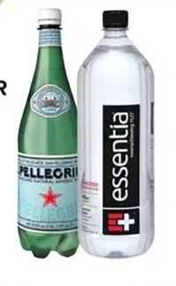 Essentia or S.pellegrino Water at Food Lion