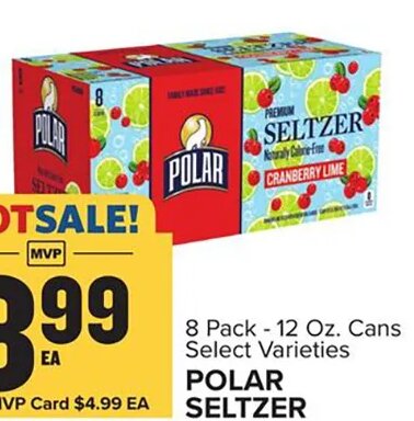Polar Seltzer at Food Lion
