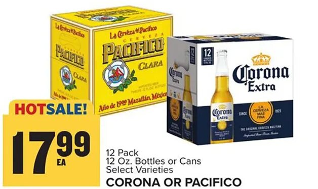Corona or Pacifico at Food Lion