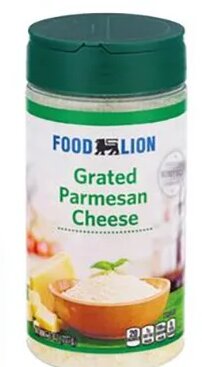 Food Lion Grated Parmesan Cheese at Food Lion
