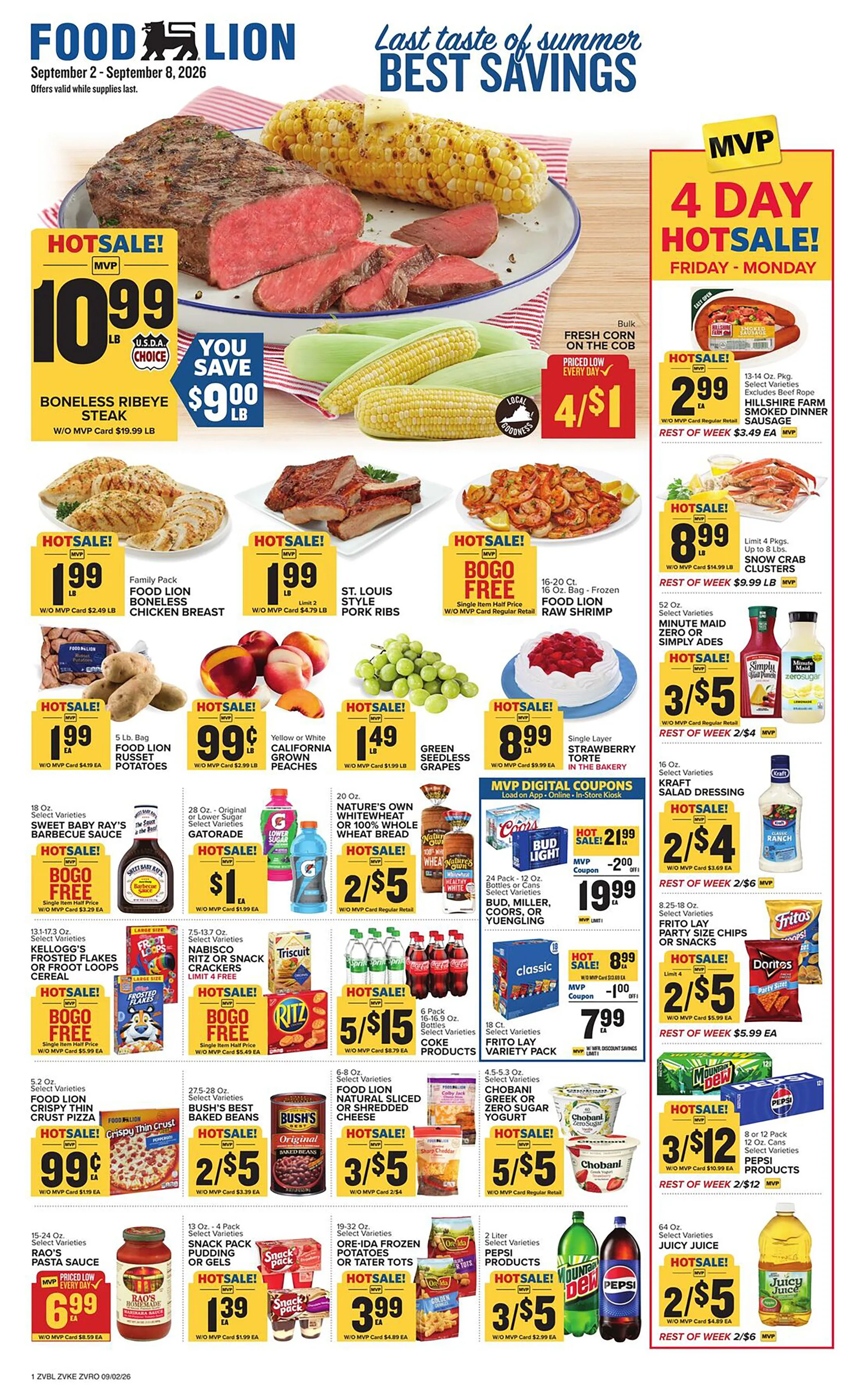 Food Lion Weekly Ad Page 1