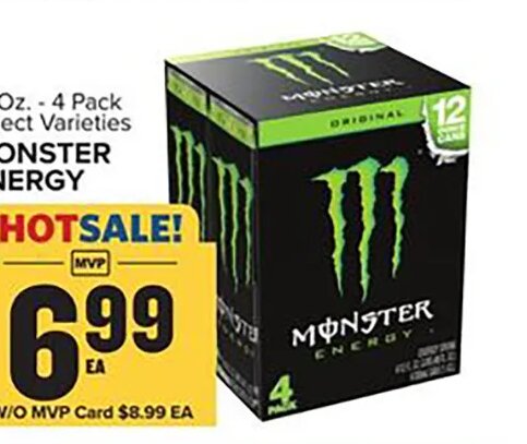 Monster Energy at Food Lion