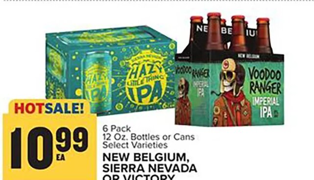 NEW BELGIUM, SIERRA NEVADA OR VICTORY