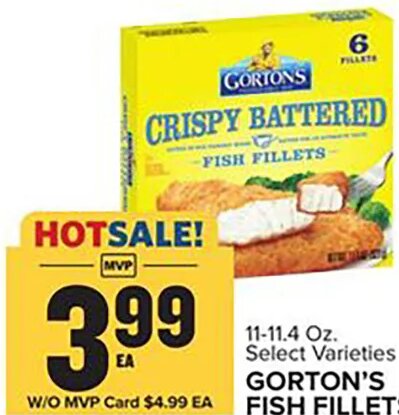 GORTON'S FISH FILLETS
