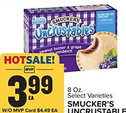 SMUCKER'S UNCRUSTABLES