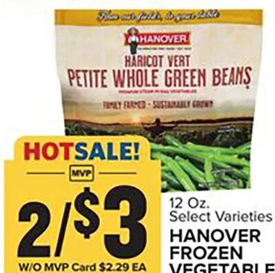 HANOVER FROZEN VEGETABLES