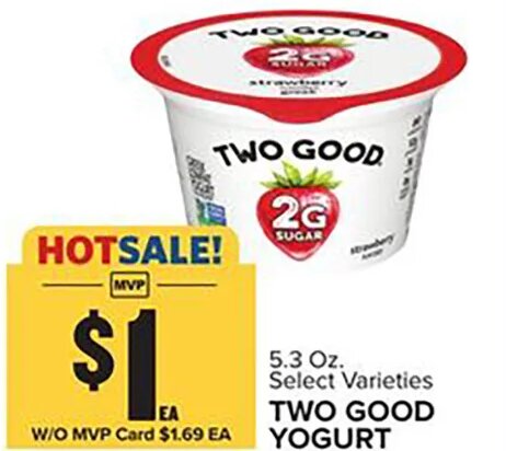 Two Good Yogurt at Food Lion