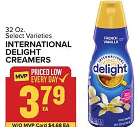 International Delight Creamers at Food Lion