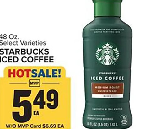 Starbucks Iced Coffee at Food Lion