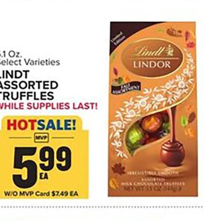LINDT ASSORTED TRUFFLES