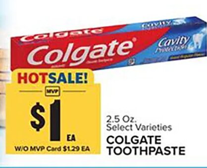Colgate Toothpaste at Food Lion