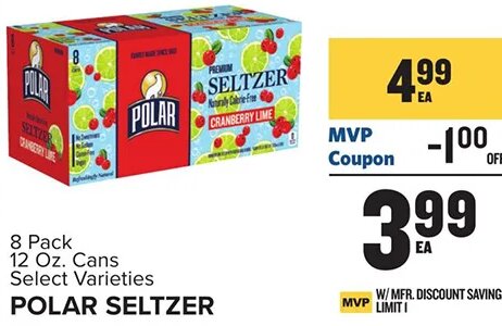 Polar Seltzer at Food Lion