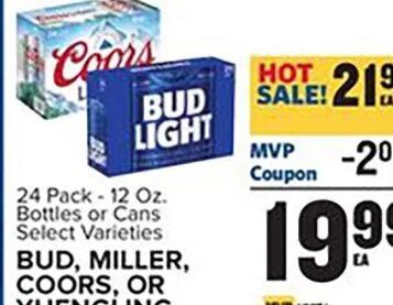 BUD, MILLER, COORS, OR YUENGLING