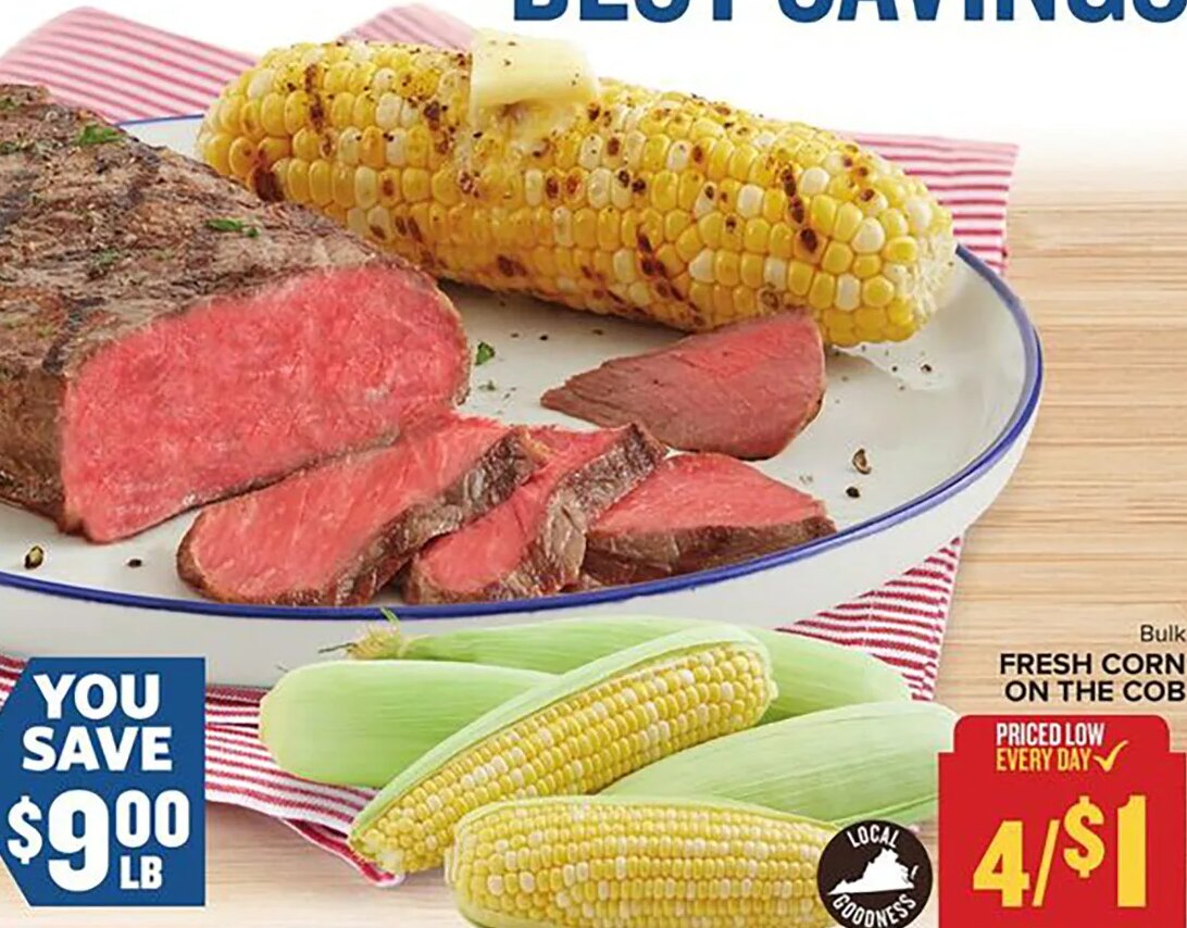 Fresh Corn On the Cob at Food Lion