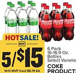 Coke Products at Food Lion
