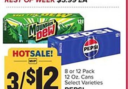 Pepsi Products at Food Lion