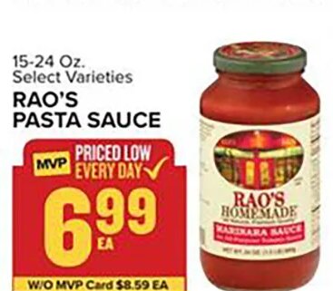 RAO'S PASTA SAUCE