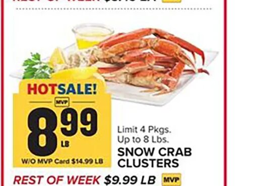SNOW CRAB CLUSTERS