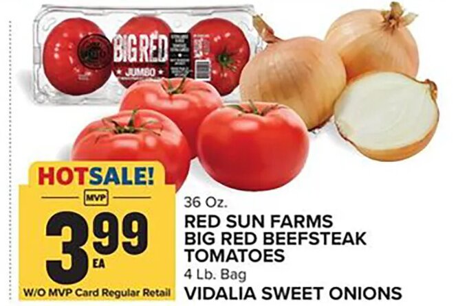 Red Sun Farms Big Red Beefsteak Tomatoes at Food Lion