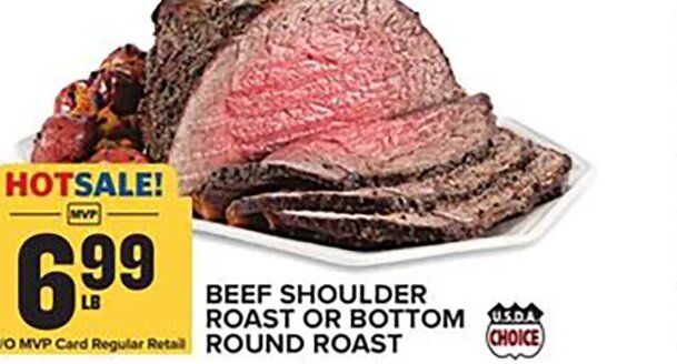 Beef Shoulder Roast or Bottom Round Roast at Food Lion