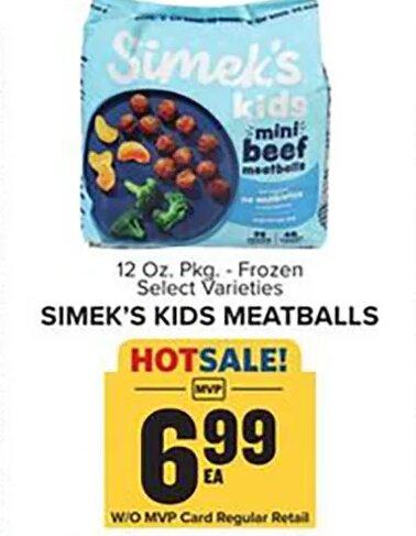 SIMEK'S KIDS MEATBALLS