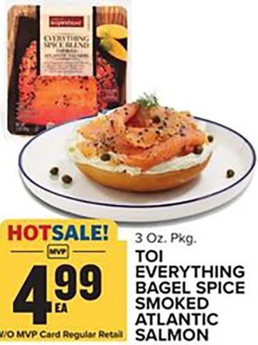 Toi Everything Bagel Spice Smoked Atlantic Salmon at Food Lion