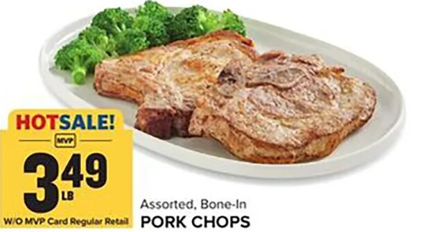 Pork Chops at Food Lion