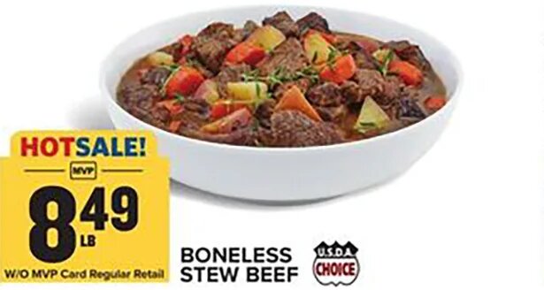 BONELESS STEW BEEF