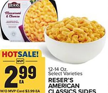 RESER'S AMERICAN CLASSICS SIDES
