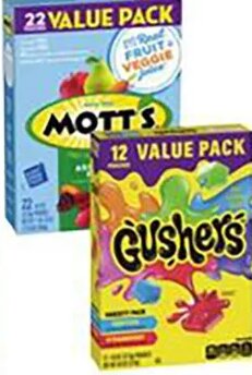 BETTY CROCKER OR MOTT'S FRUIT SNACKS