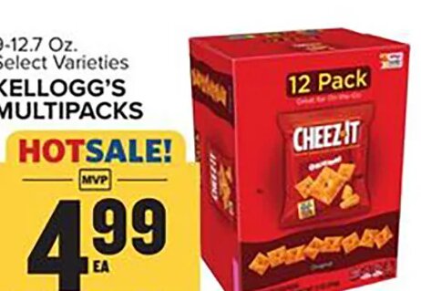 Kellogg's Multipacks at Food Lion
