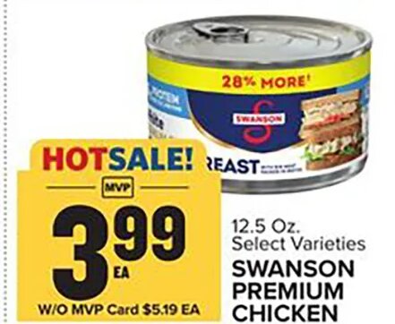 Swanson Premium Chicken at Food Lion
