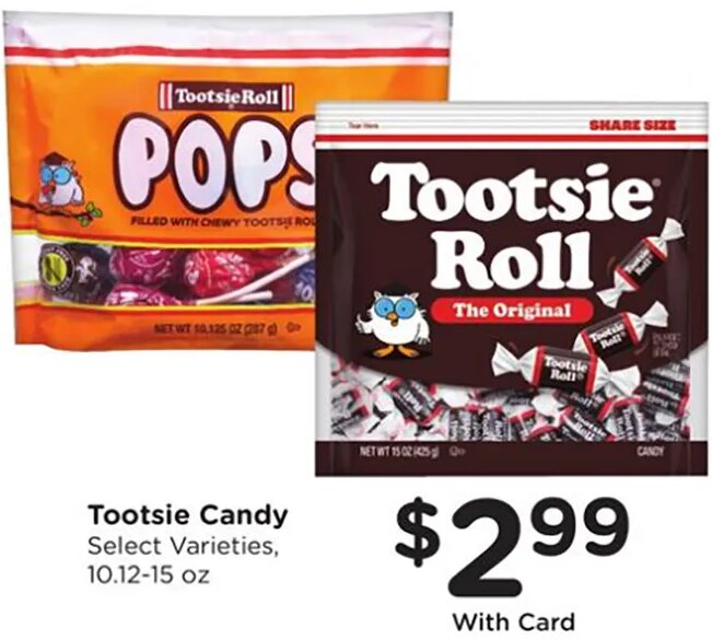 Tootsie Candy at Fred Meyer