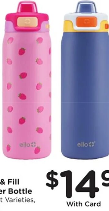 Ello Pop & Fill Water Bottle